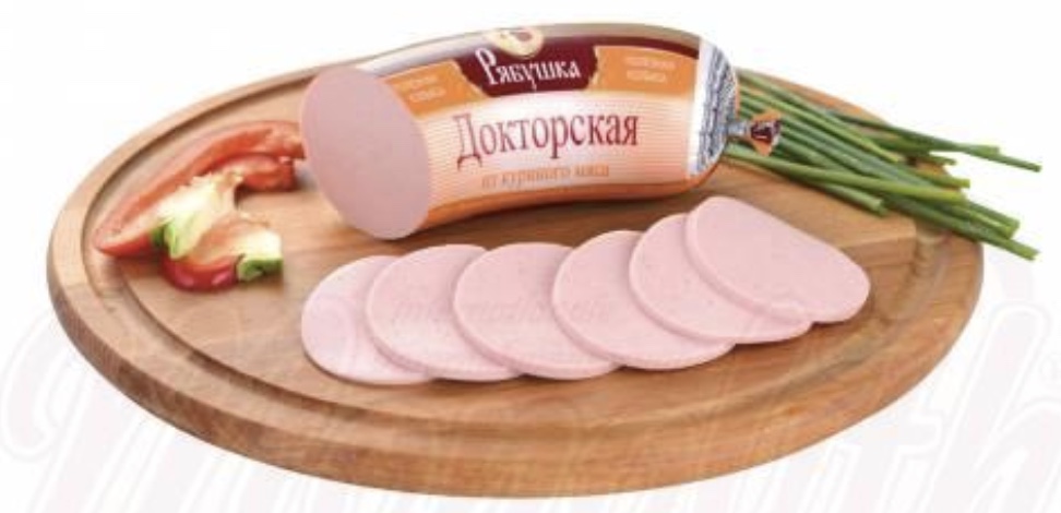 Gastronom • Докторская куриная колбаса. Šunka kuracia "Doktorskaja"