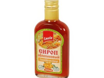 Rakytn&iacute;kovy sirup. Сироп из облепихи