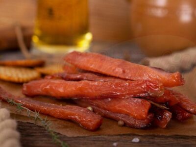 Snack Gorbu&scaron;a Su&scaron;en&yacute;/ Снек Горбуша вяленая вес.