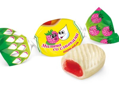 Карамель Малина со Сливками