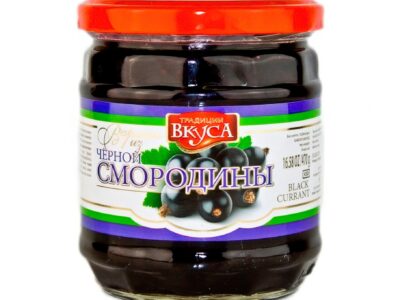 Lekv&aacute;r Čierna r&iacute;bezľa veľ. 500g/ Варенье Черная смородина бол. 500г