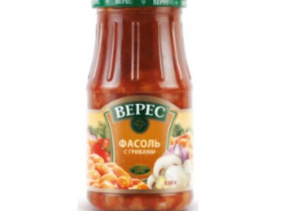 Fazuľa s hubami "Veres" 500 g/Фасоль с грибами "Верес" 500 г