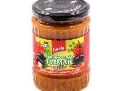 Zeleninov&eacute; rag&uacute; Gurm&aacute;n ostr&eacute; "Emeľa"/ Овощное рагу Гурман острое "Емеля" 550 гр.