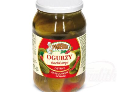 Uhorky Sudov&eacute; Ostr&eacute; "Pivnička" 0,86 kg/ Огурцы Бочковые Острые "Погребок" 0,86 кг