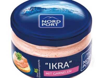 Ikra Moivy+Sleďa s Krevetami "Nort Port"/Намазка Икра Мойвы+Сельди с Креветками "Норт Порт"