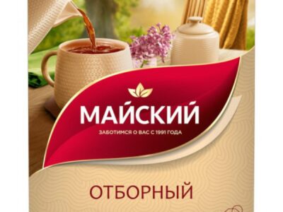 Čaj "Majsk&yacute;" Porciovan&yacute; 100 s./ Чай "Майский" Пакетированный 100 пак.