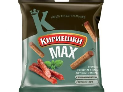 Krekry "Kirie&scaron;ky" Loveck&eacute; klob&aacute;sky/ Сухарики "Кириешки" Oхотничьи колбаски
