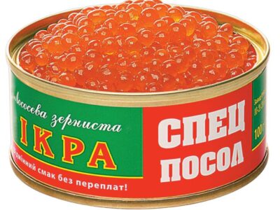 Ikra Gorbu&scaron;a Shalanda specposol / Икра Горбуша "Шаланда" спецпосол 100г
