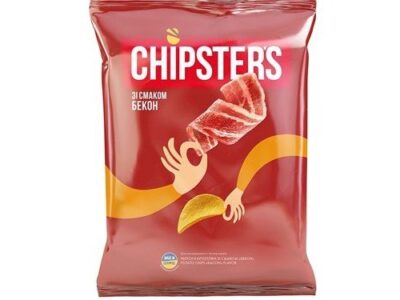 Čipsy "Chipsters" so slaninou
