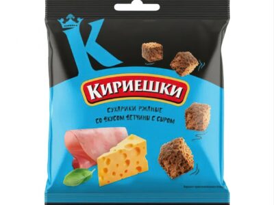 Krekry "Kirie&scaron;ky" Syr/&Scaron;unka/ Сухарики "Кириешки" Сыр/Ветчина